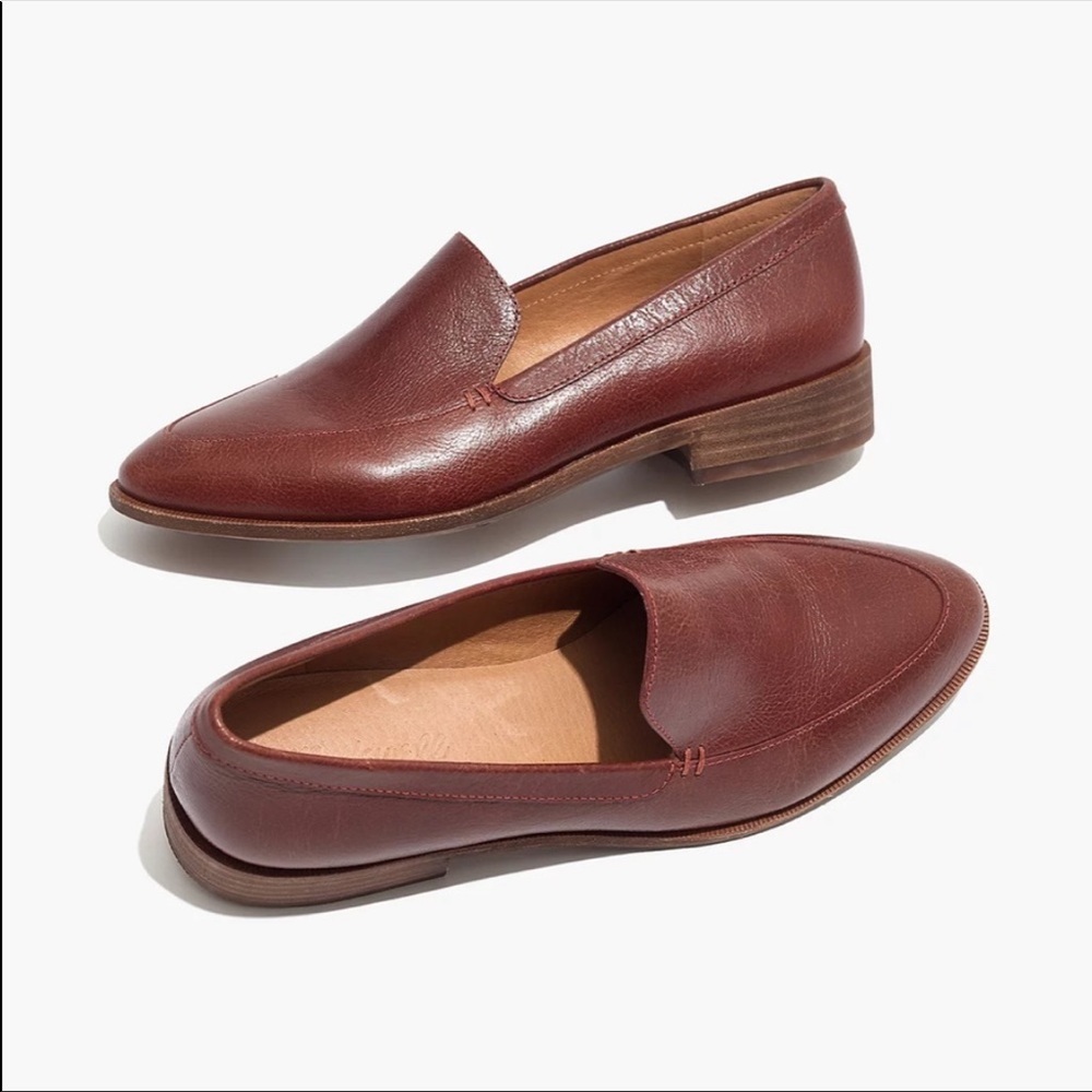 Madewell mahogany brown leather Frances loafer 11